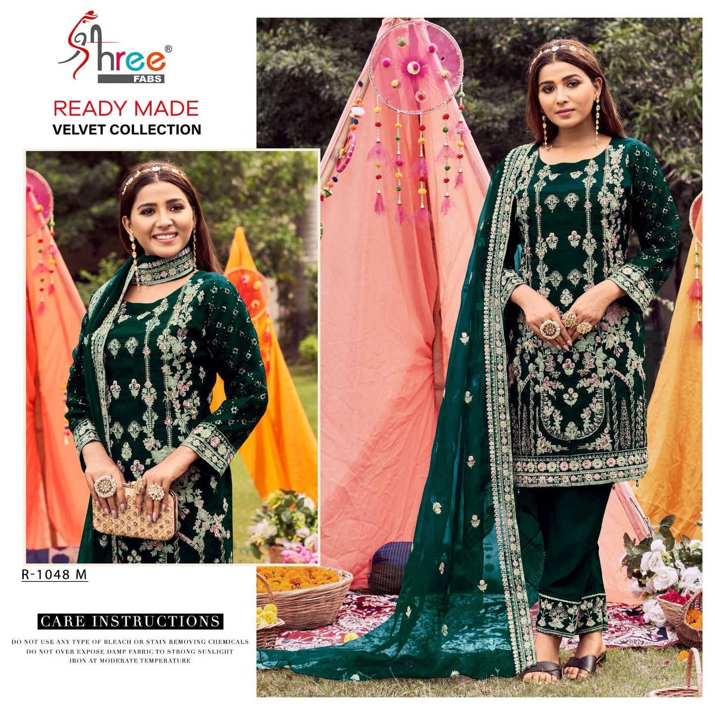 1048-M Shree Fabs Pakistani Readymade Suits