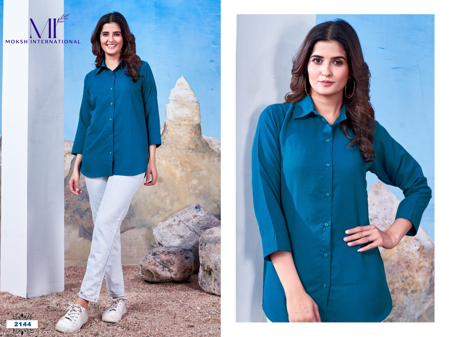 2144 Vol 1 Moksh Women Shirts