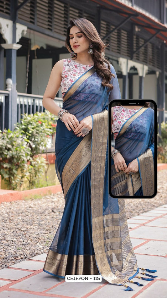 115 Almaari Chiffon Sarees