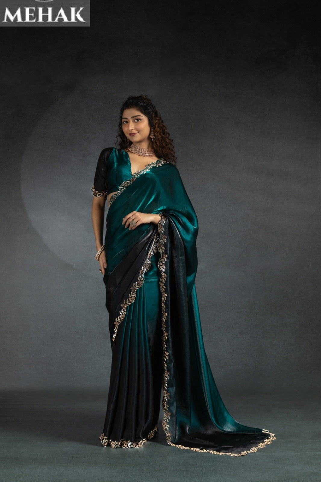 1161-B Mehek Satin Silk Sarees