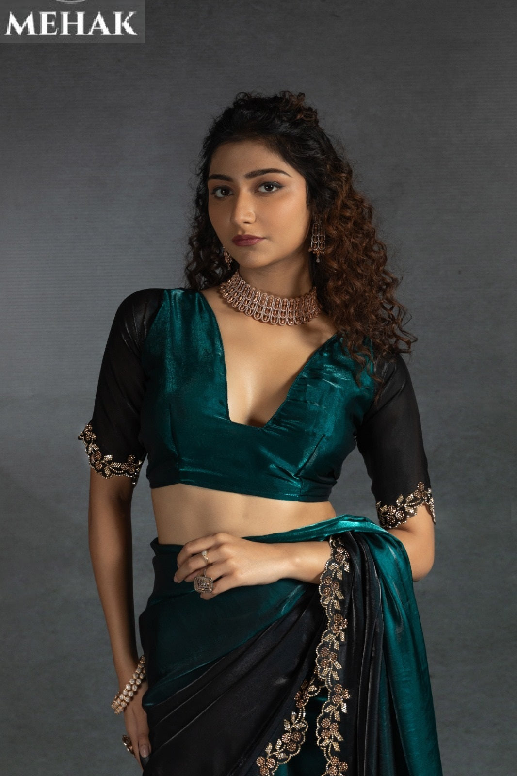 1161-B Mehek Satin Silk Sarees