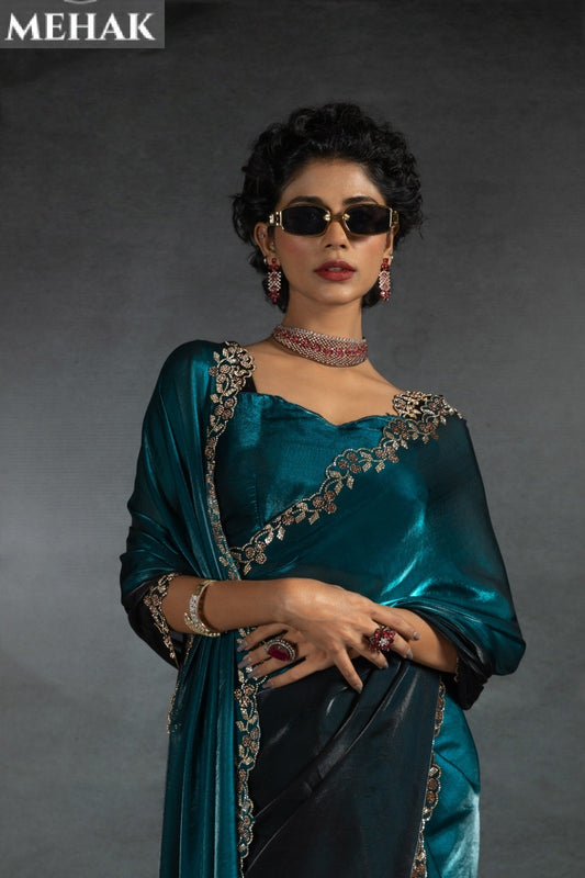 1161-D Mehek Satin Silk Sarees