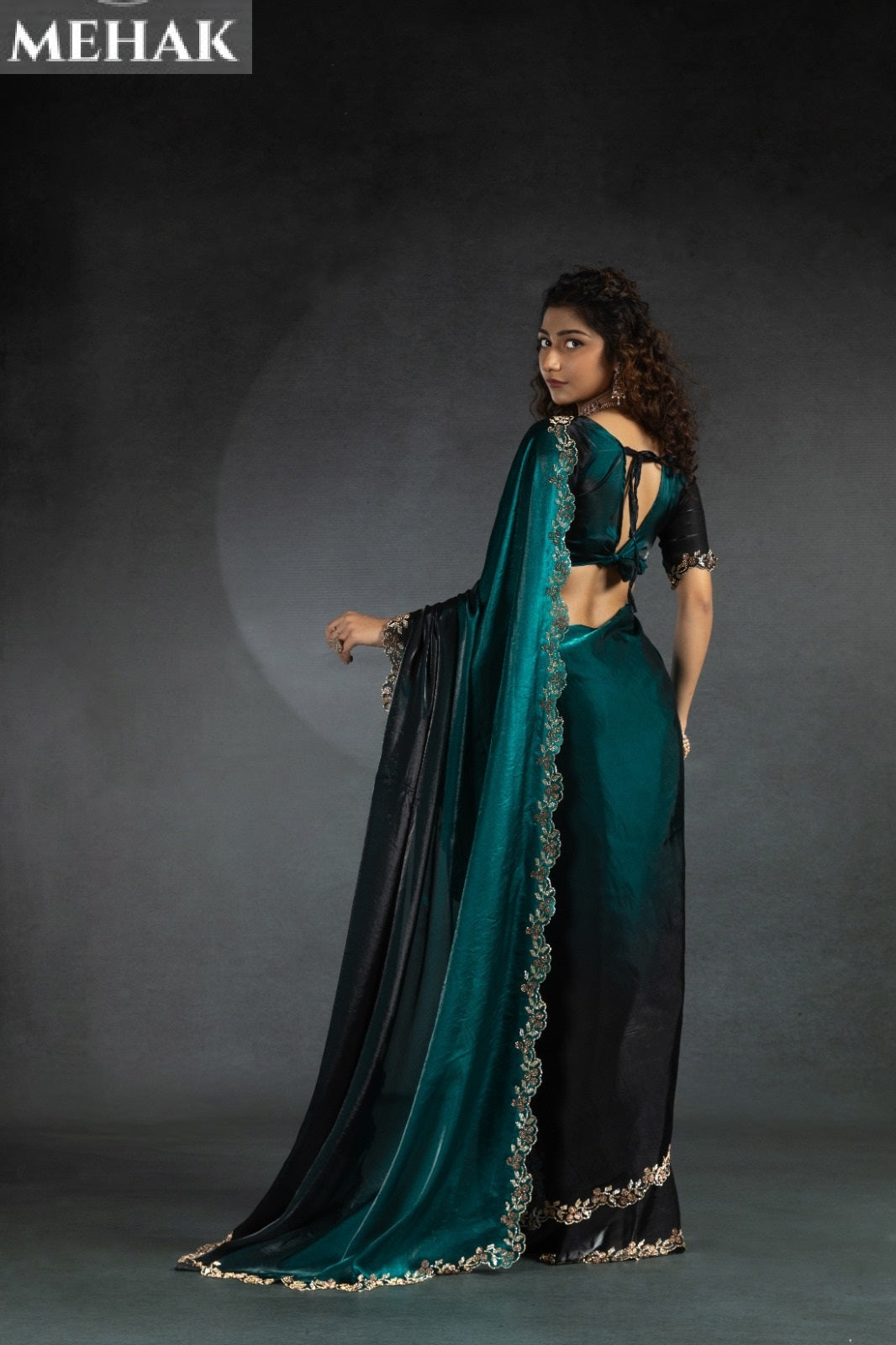 1161-D Mehek Satin Silk Sarees