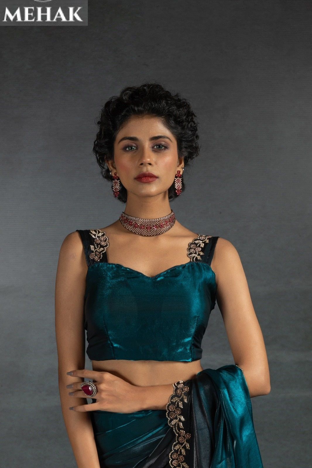 1161-D Mehek Satin Silk Sarees