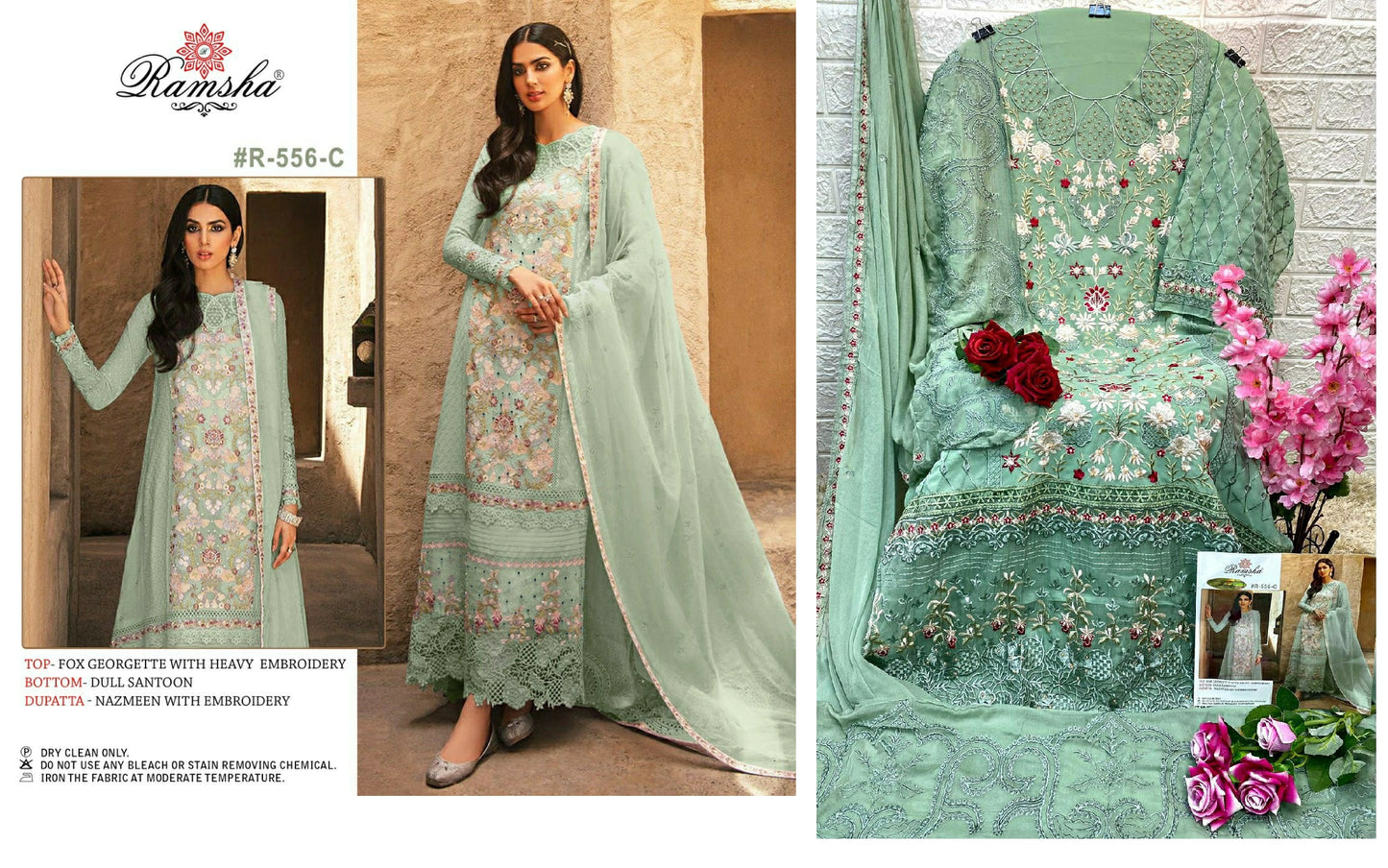 556-C Ramsha Pakistani Salwar Suits