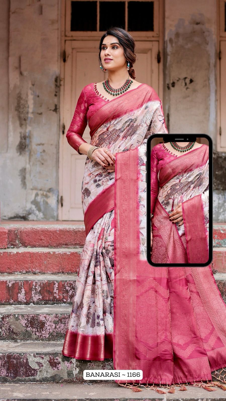 1166 Nx Almaari Banarasi Silk Sarees