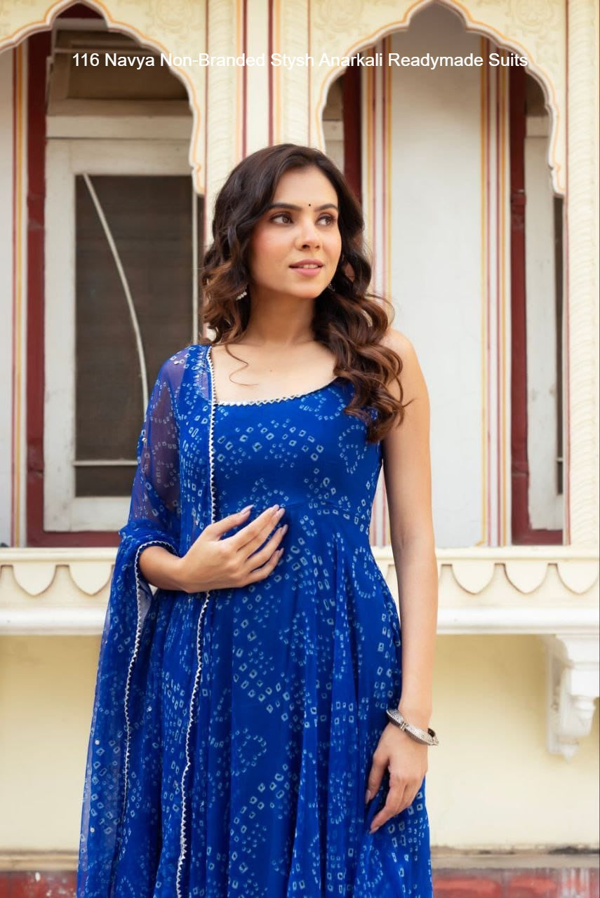 116 Navya Non-Branded Stysh Anarkali Readymade Suits