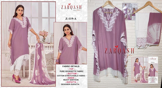 Z-119A Zarqash Pakistani Readymade Suits