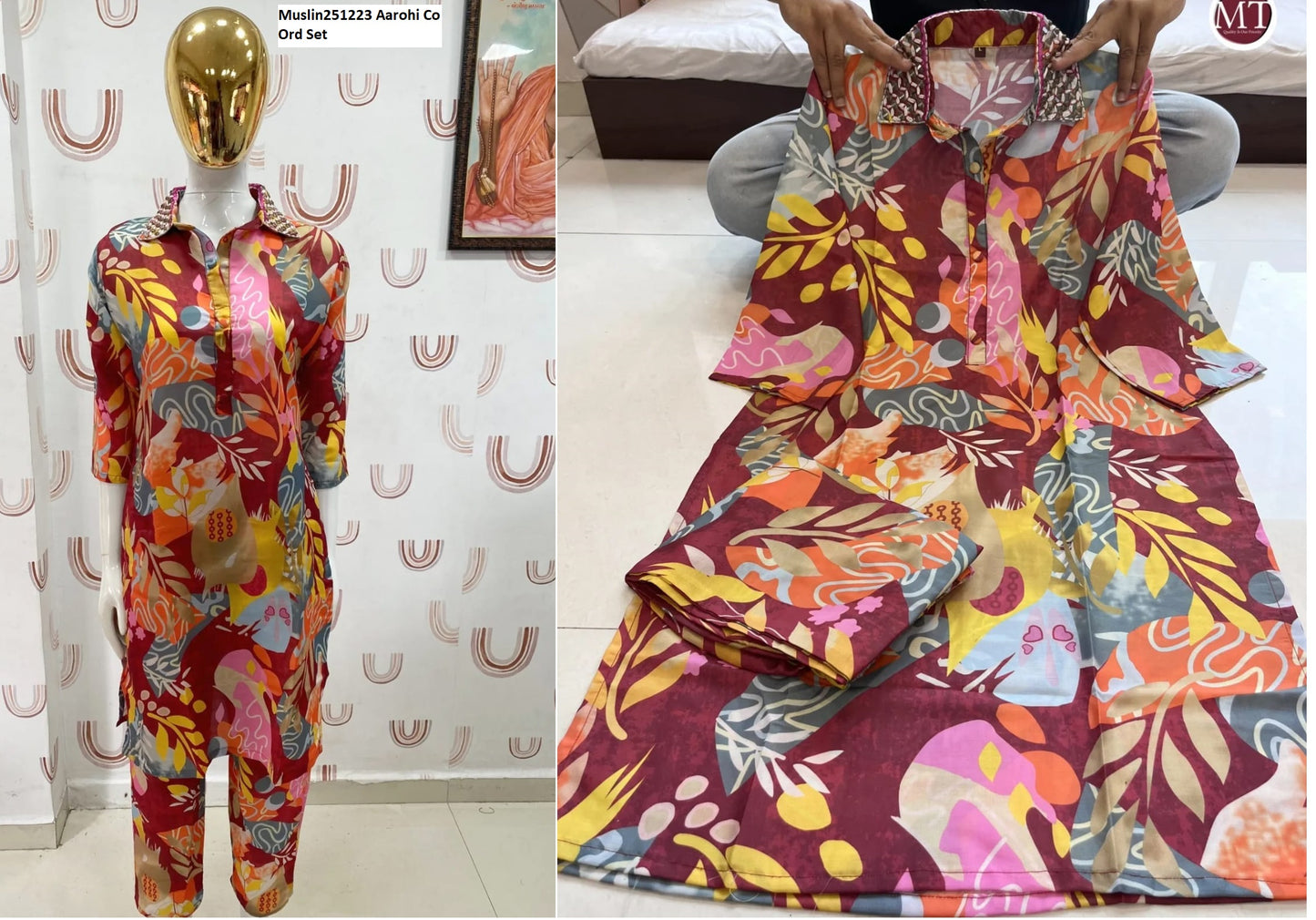 Muslin251223 Aarohi Co Ord Set