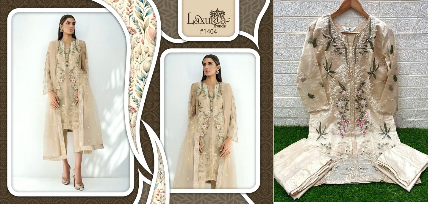 1404 Laxuria Trendz Pakistani Readymade Suits