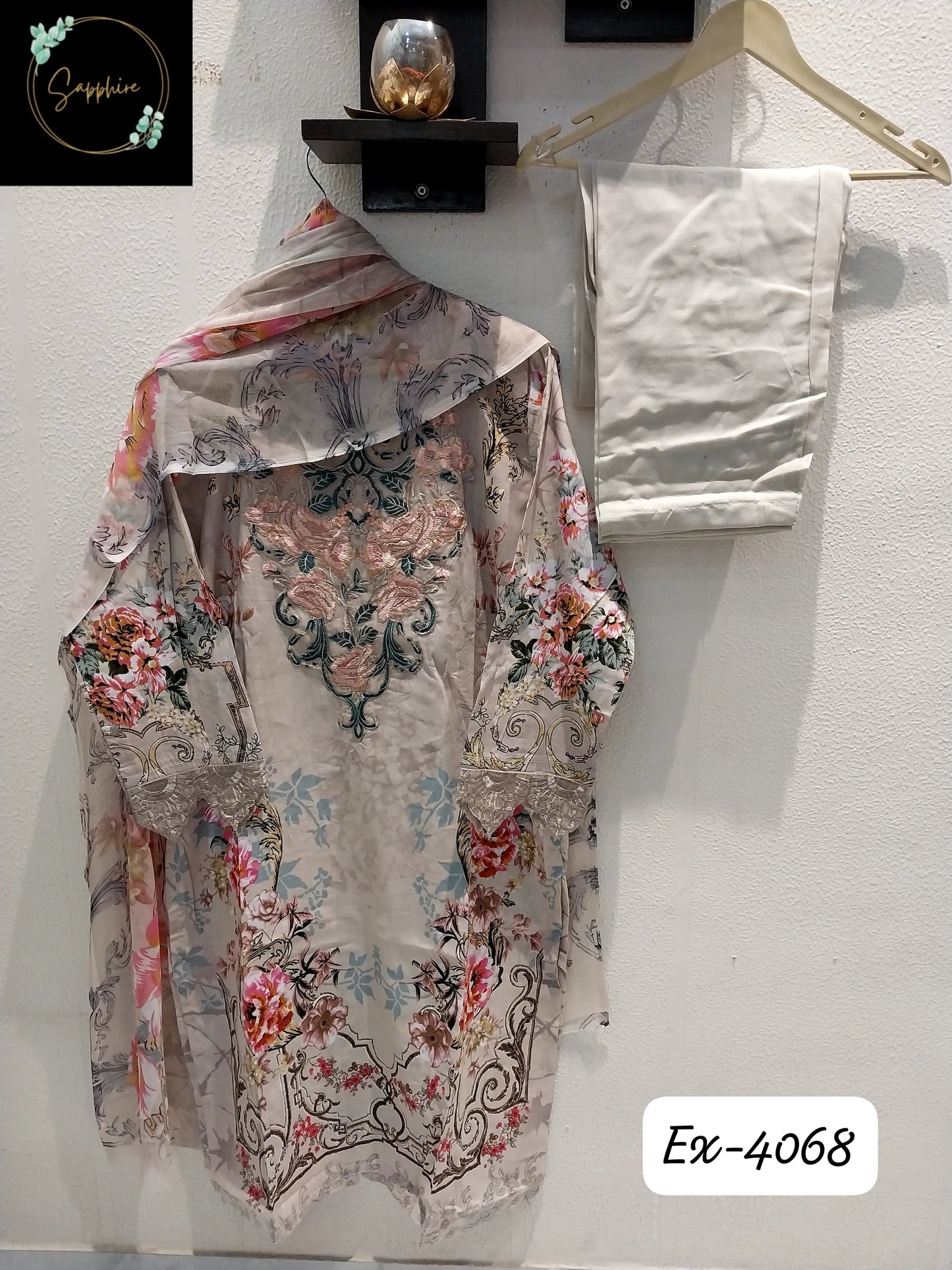 4068 Sapphire Pakistani Readymade Suits