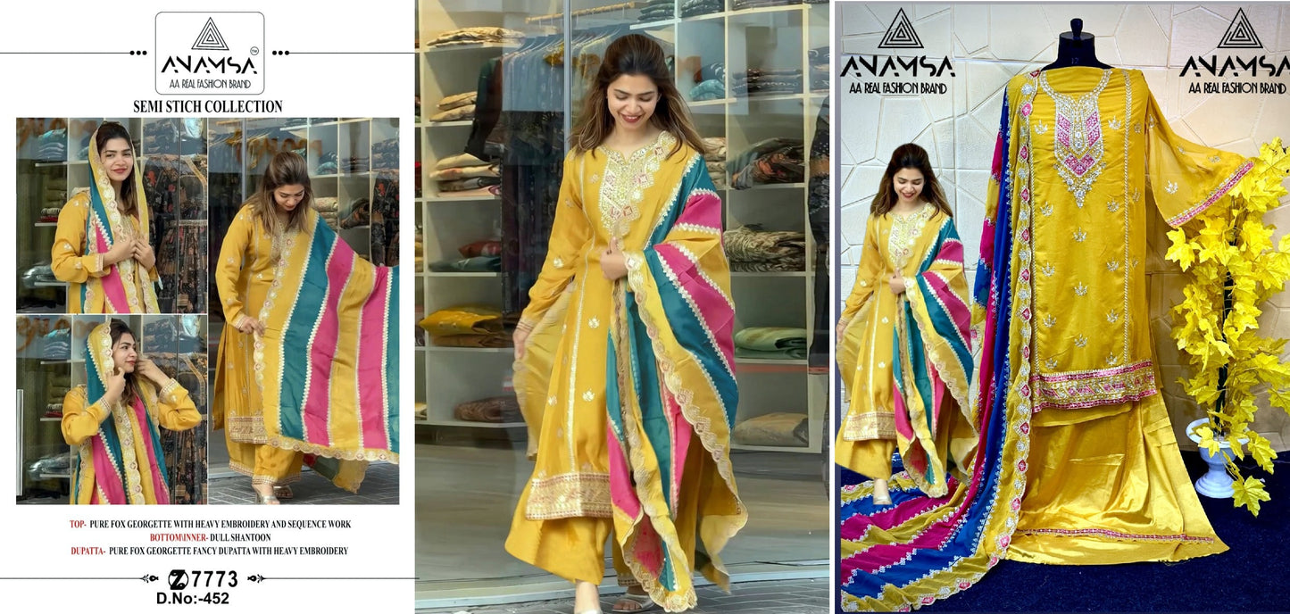 452 Anamsa Pakistani Salwar Suits