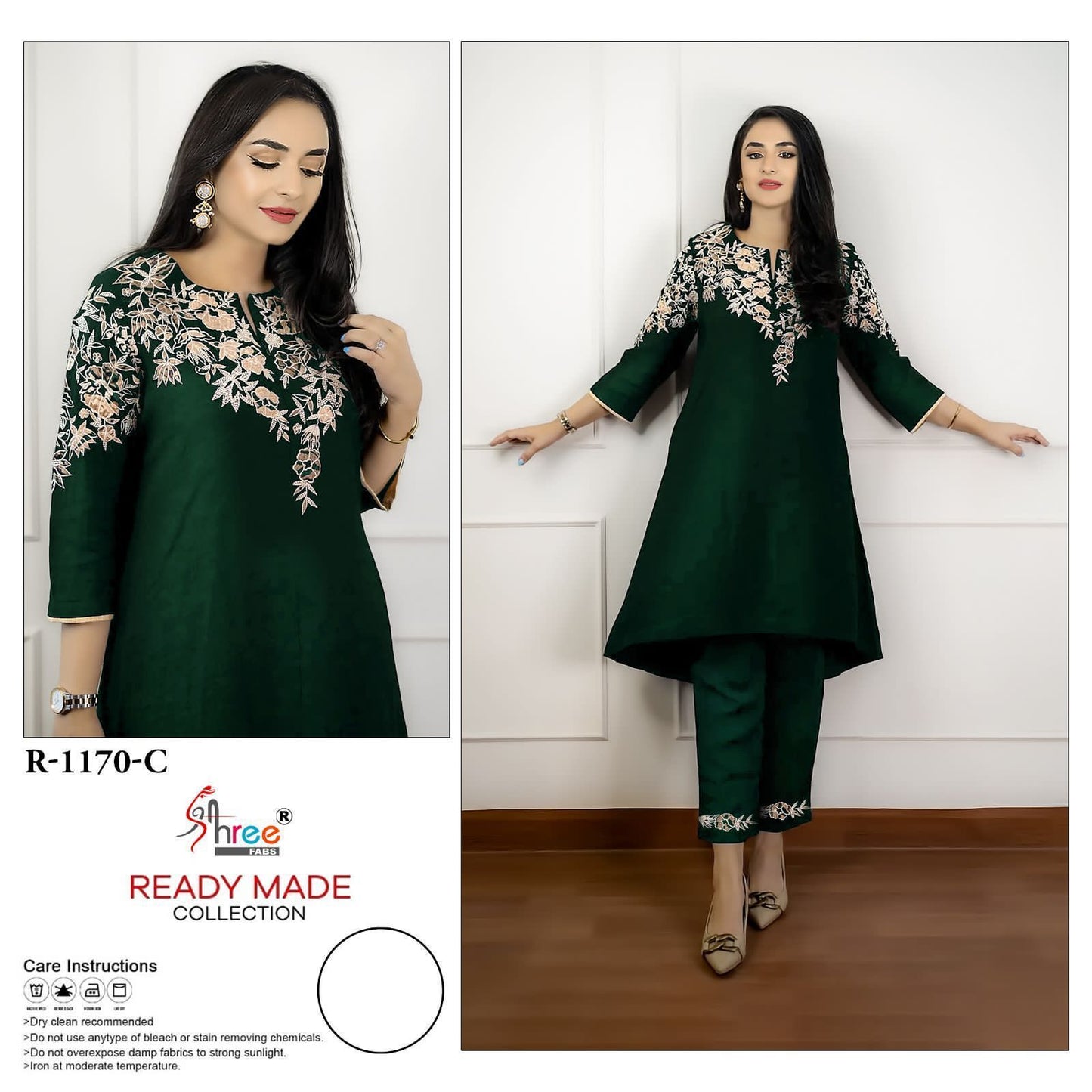 R-1170-C Shree Fabs Top Bottom Set