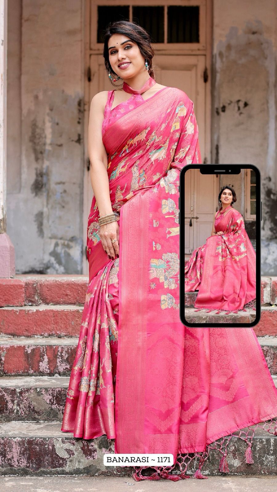1171 Nx Almaari Banarasi Silk Sarees