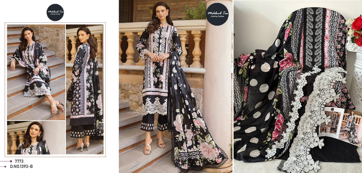 1393B Mehboob Tex Pakistani Salwar Suits