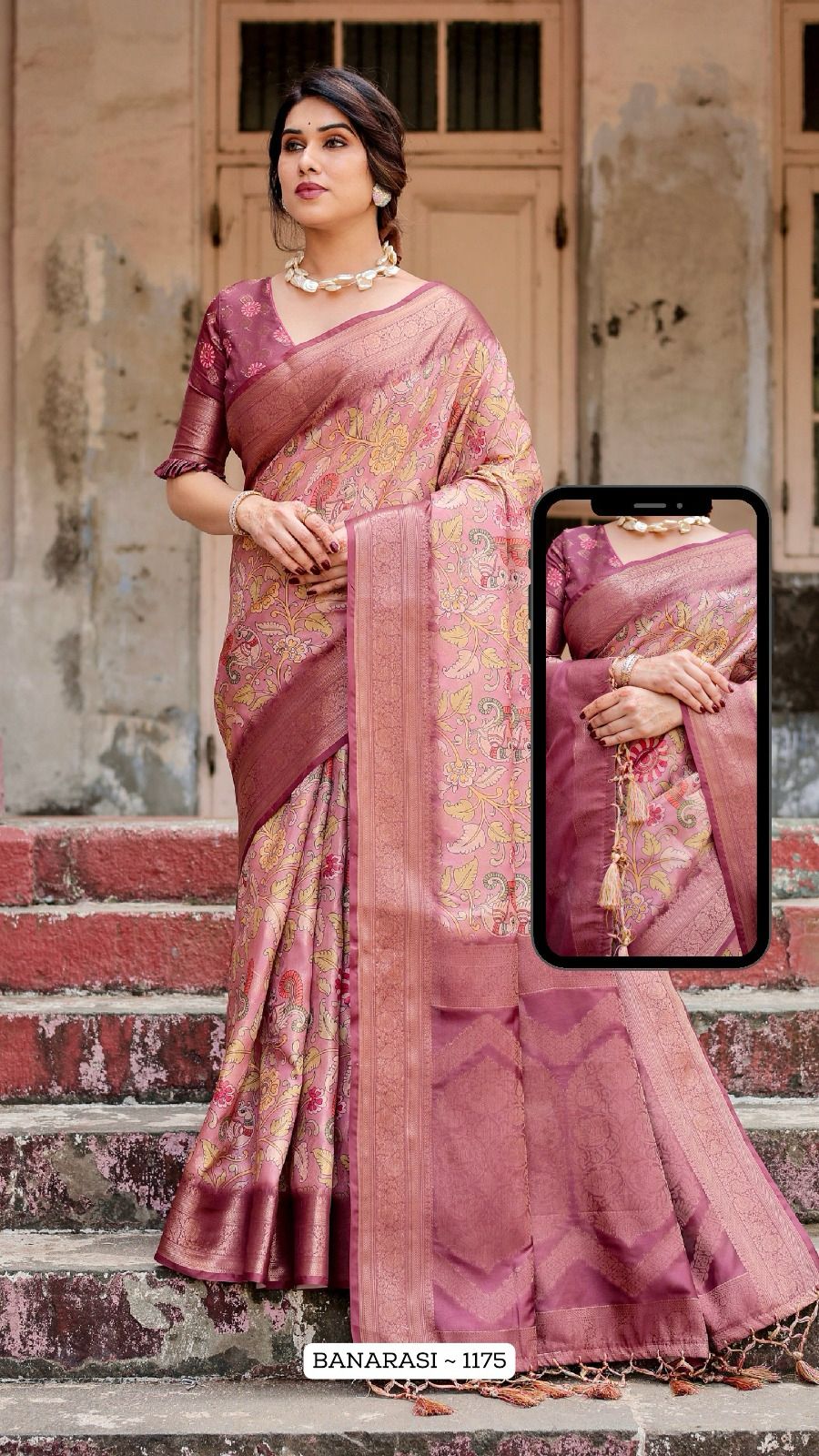 1175 Nx Almaari Banarasi Silk Sarees