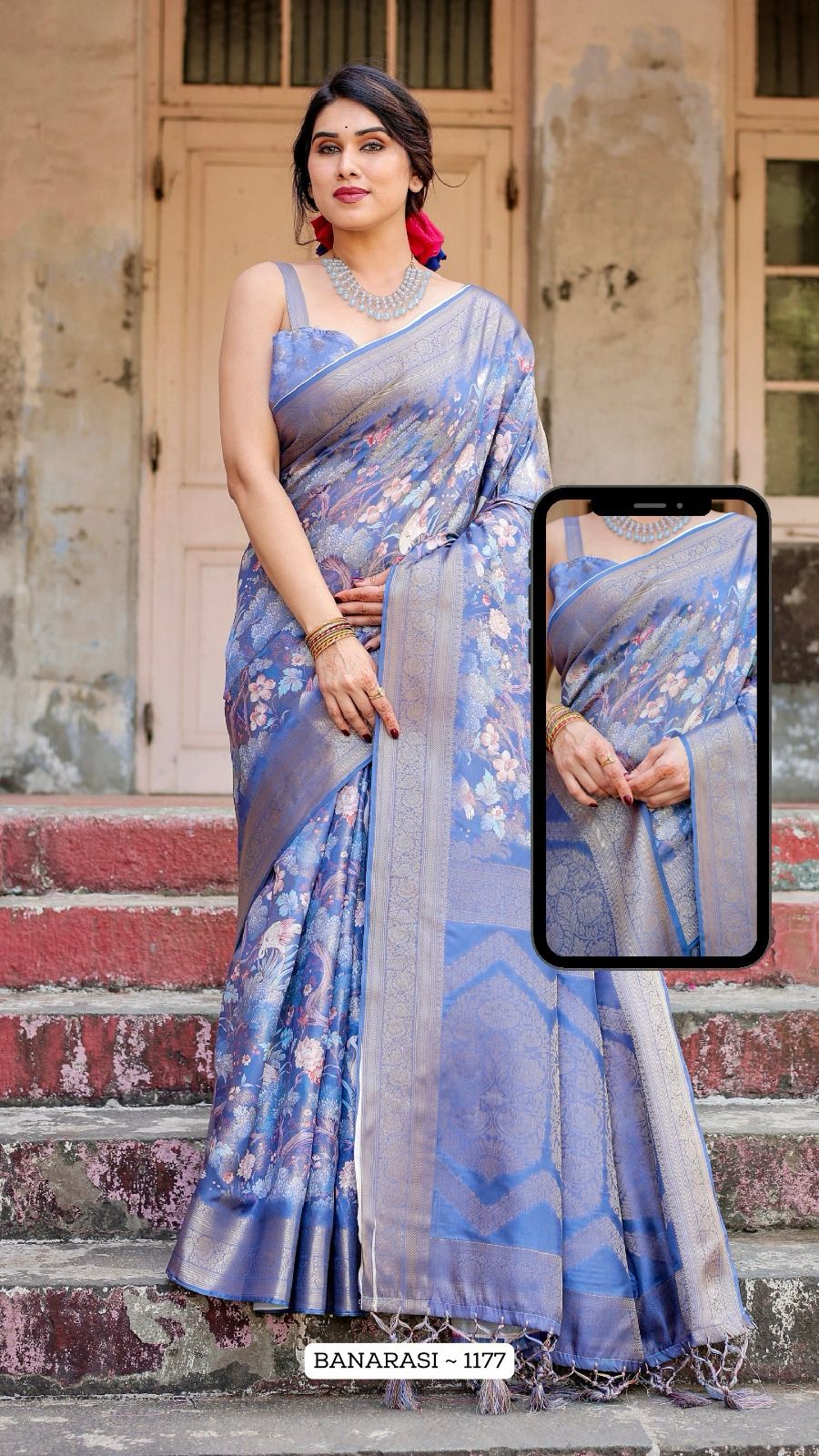 1177 Nx Almaari Banarasi Silk Sarees