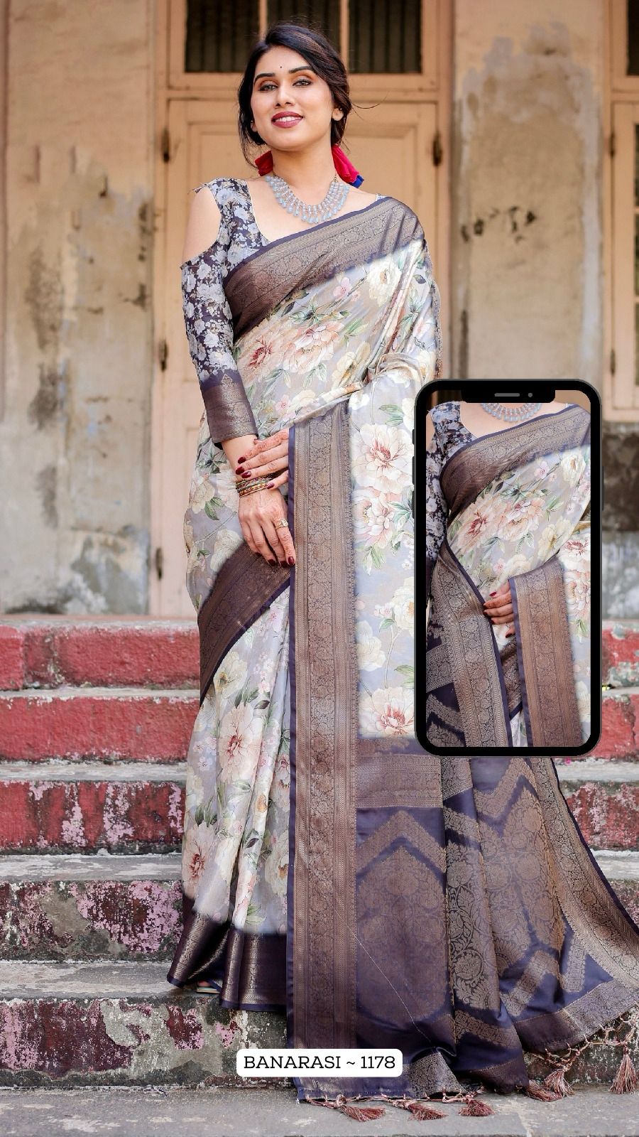 1178 Nx Almaari Banarasi Silk Sarees