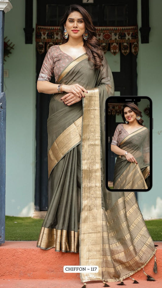 117 Almaari Chiffon Sarees