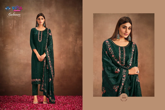 5103 Gulnaar Vol 4 Vipul Unstitched Suits