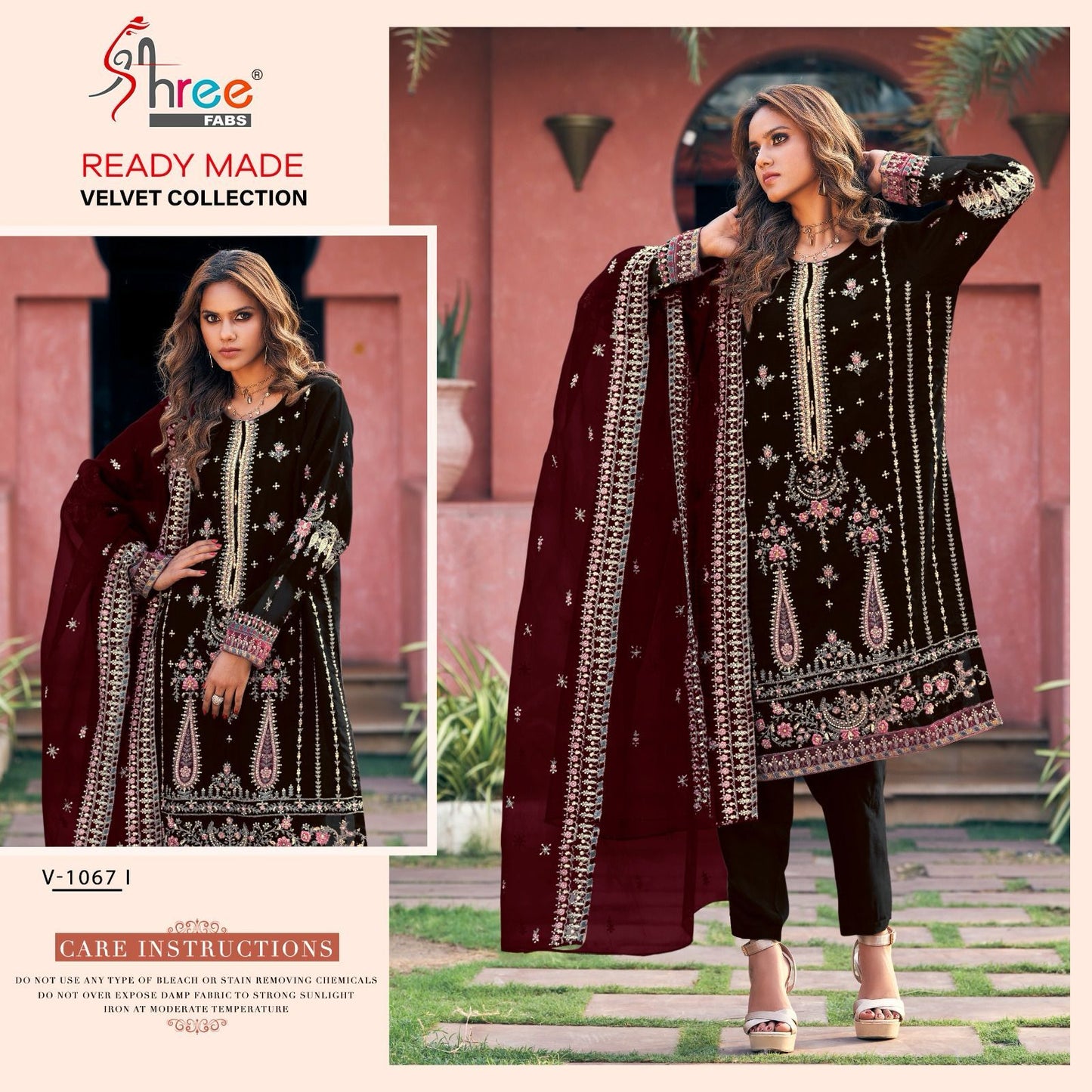 V-1067-I Shree Fabs Pakistani Readymade Suits