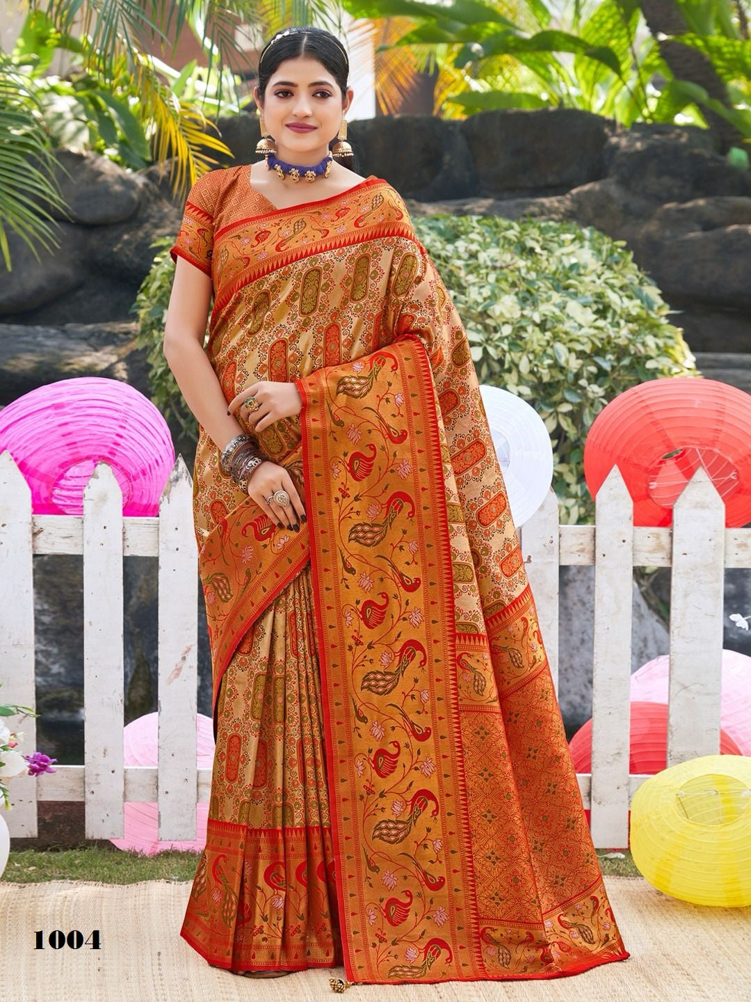 1004 Vaibhavi Silk Vol 4 Sangam Sarees