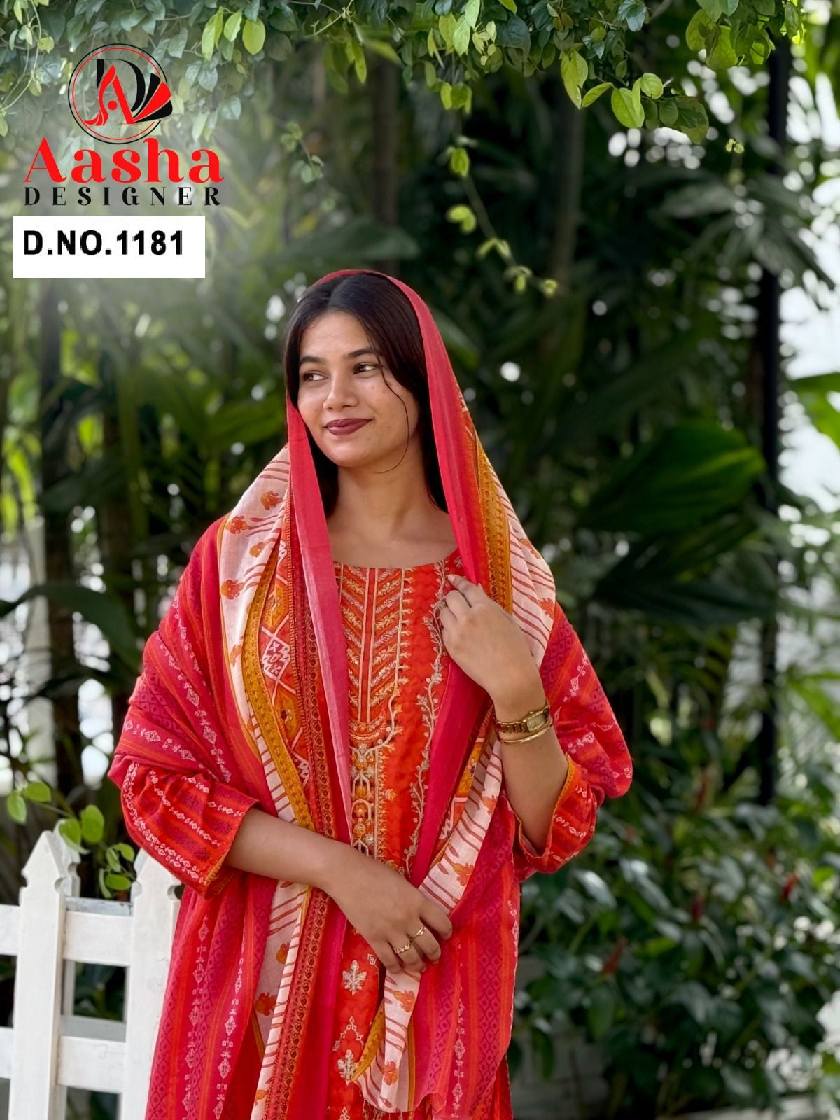 1181 Aasha Designer Embroidery Pakistani Salwar Suits