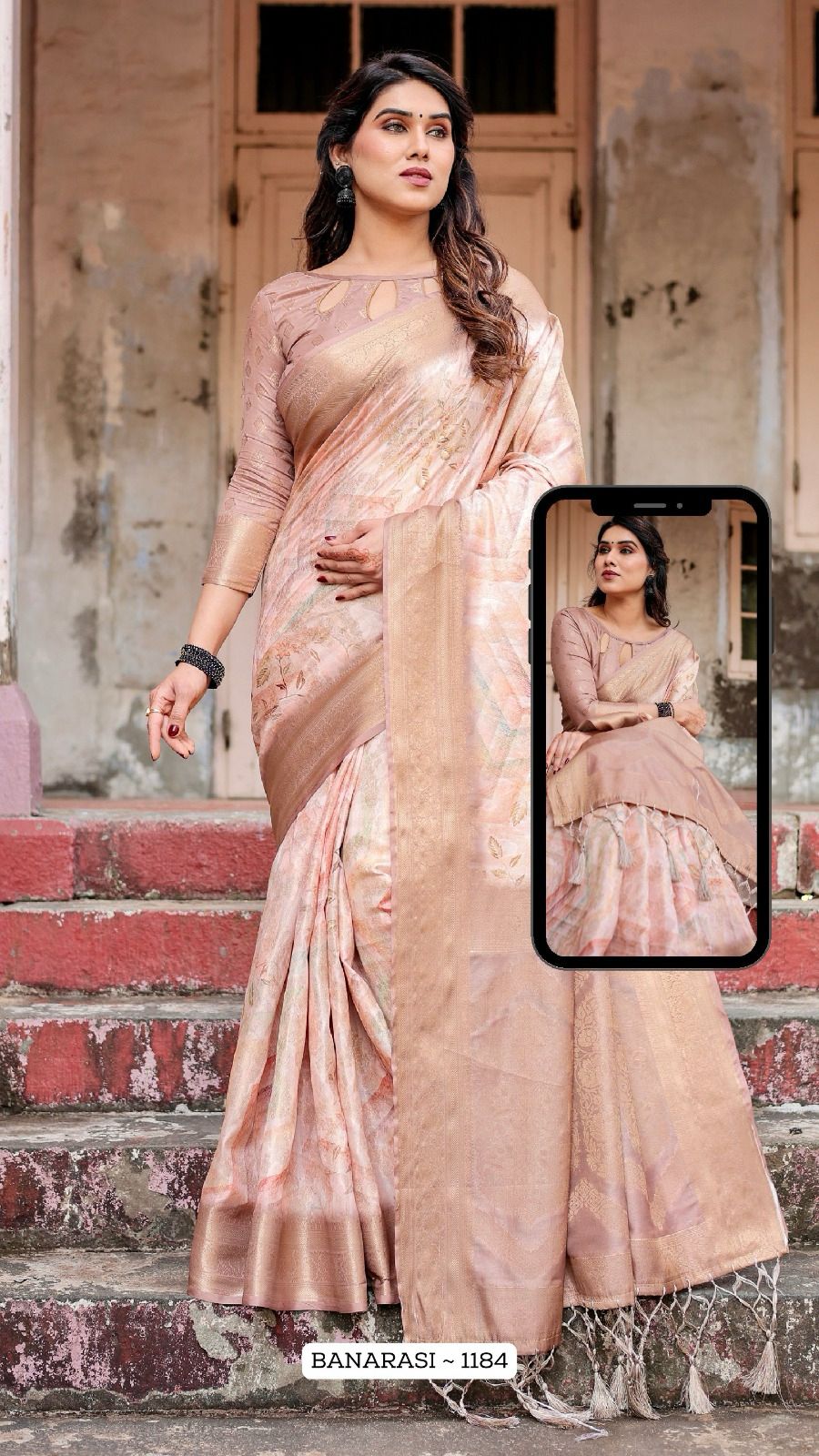 1184 Nx Almaari Banarasi Silk Sarees