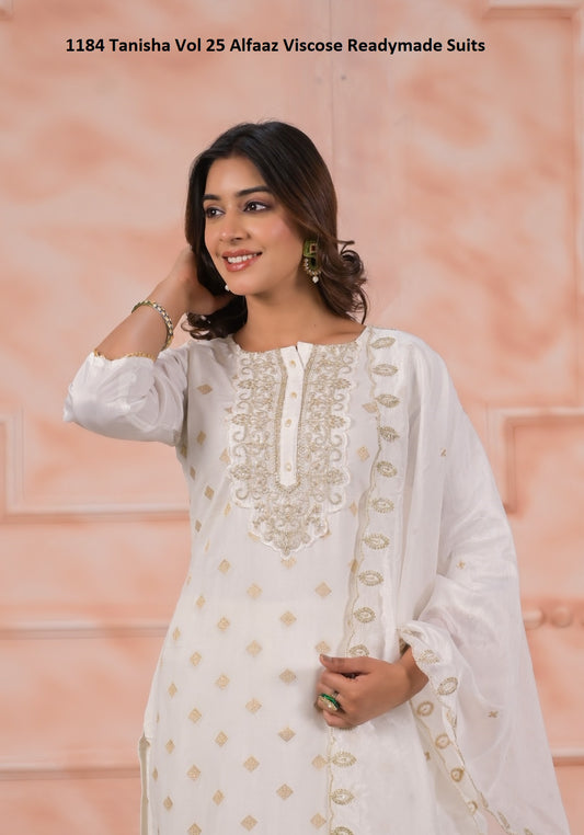 1184 Tanisha Vol 25 Alfaaz Viscose Readymade Suits