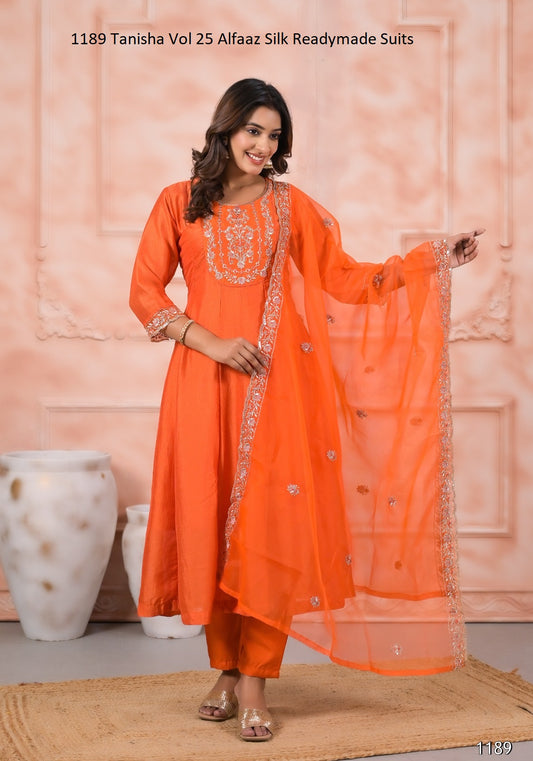 1189 Tanisha Vol 25 Alfaaz Silk Readymade Suits