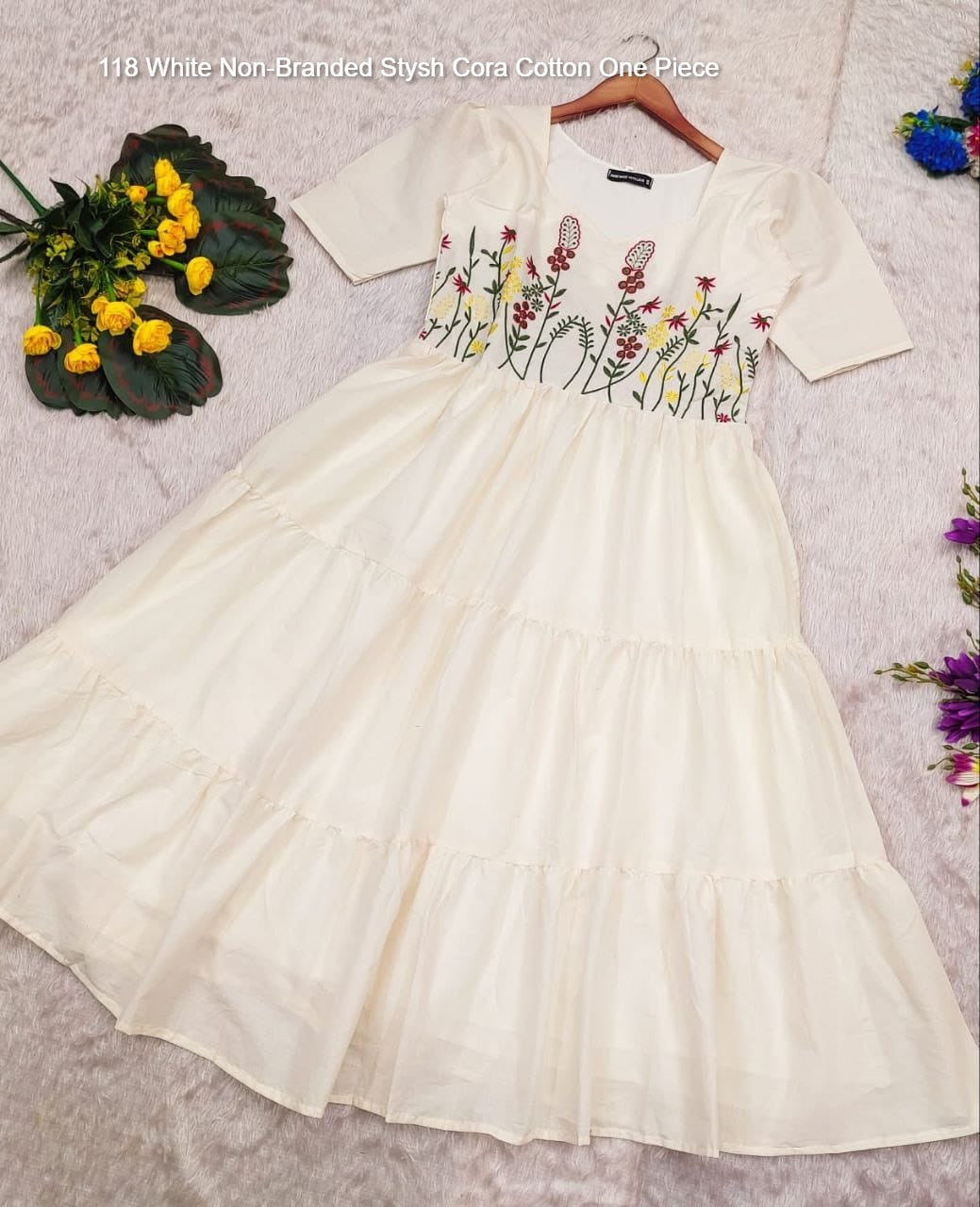 118 White Non-Branded Stysh Cora Cotton One Piece
