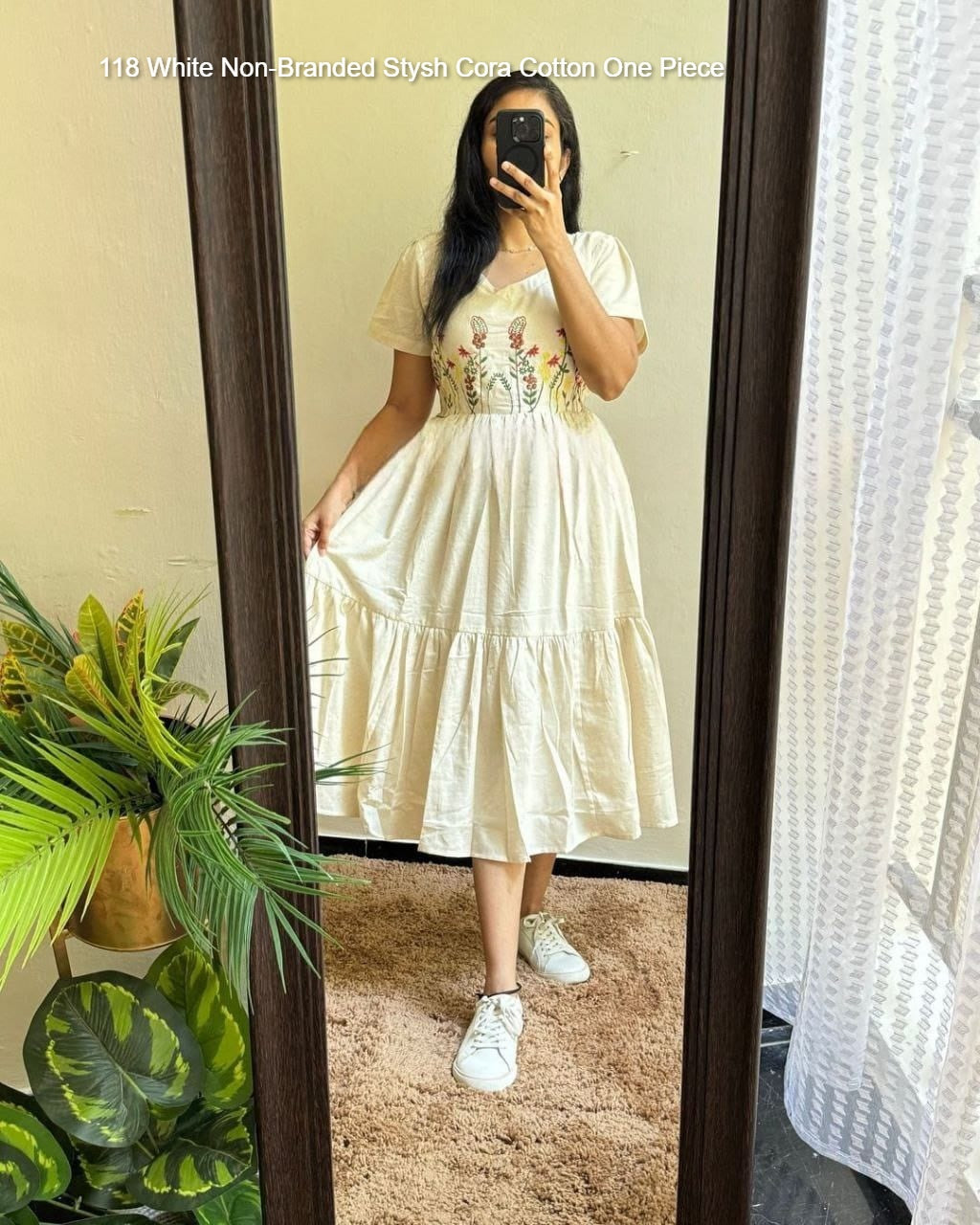 118 White Non-Branded Stysh Cora Cotton One Piece