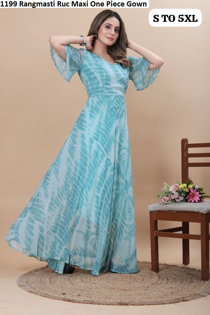 1199 Rangmasti Ruc Maxi One Piece Gown