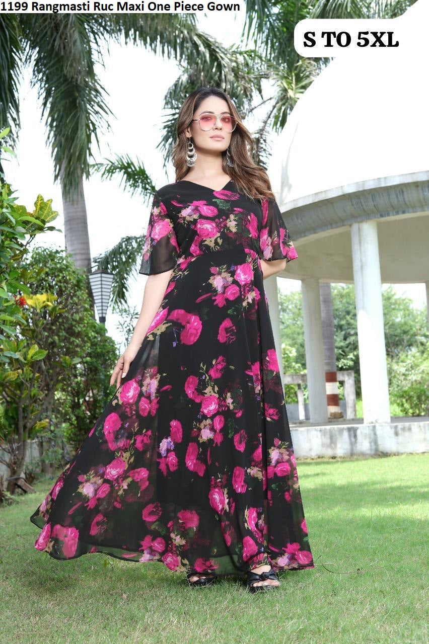 1199 Rangmasti Ruc Maxi One Piece Gown