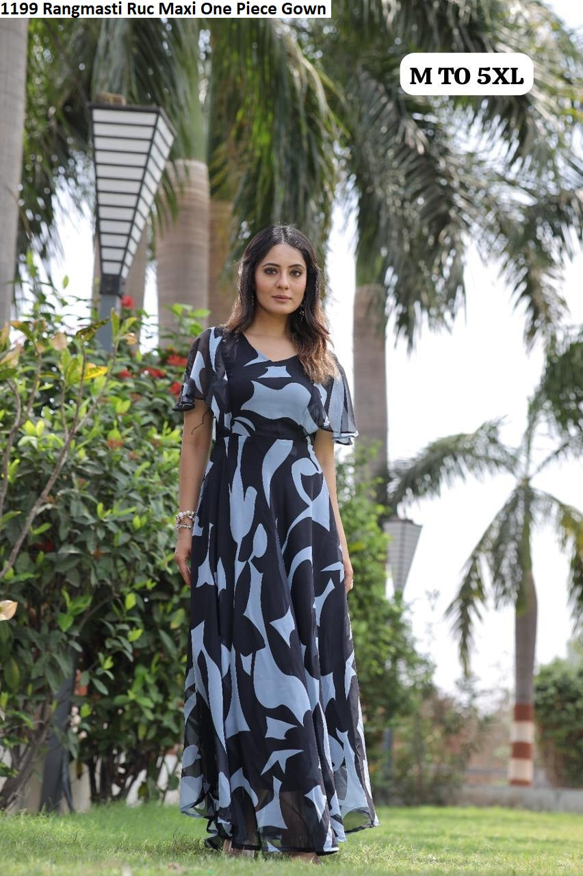 1199 Rangmasti Ruc Maxi One Piece Gown