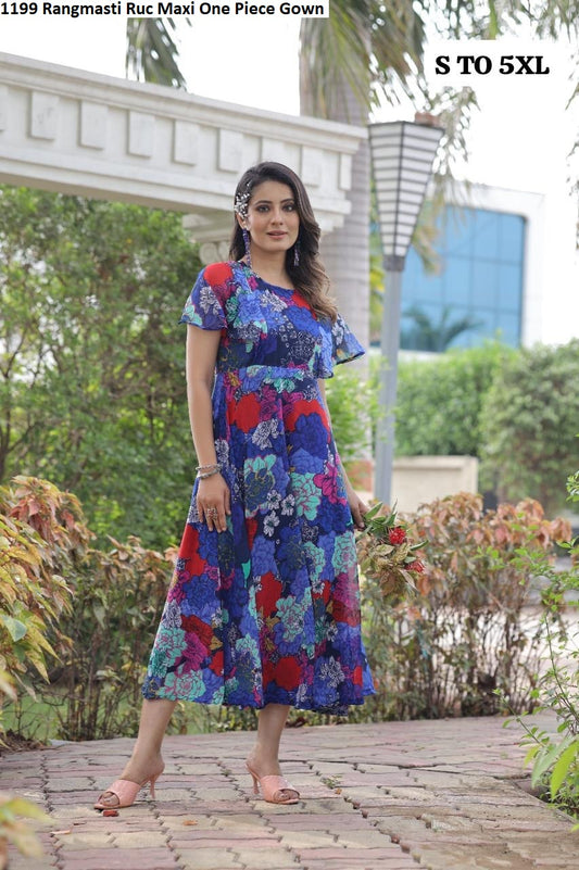 1199 Rangmasti Ruc Maxi One Piece Gown
