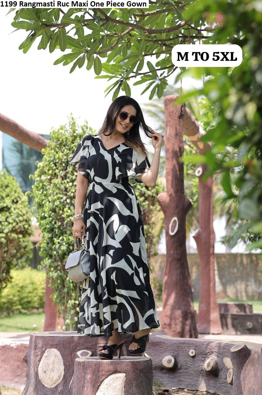 1199 Rangmasti Ruc Maxi One Piece Gown