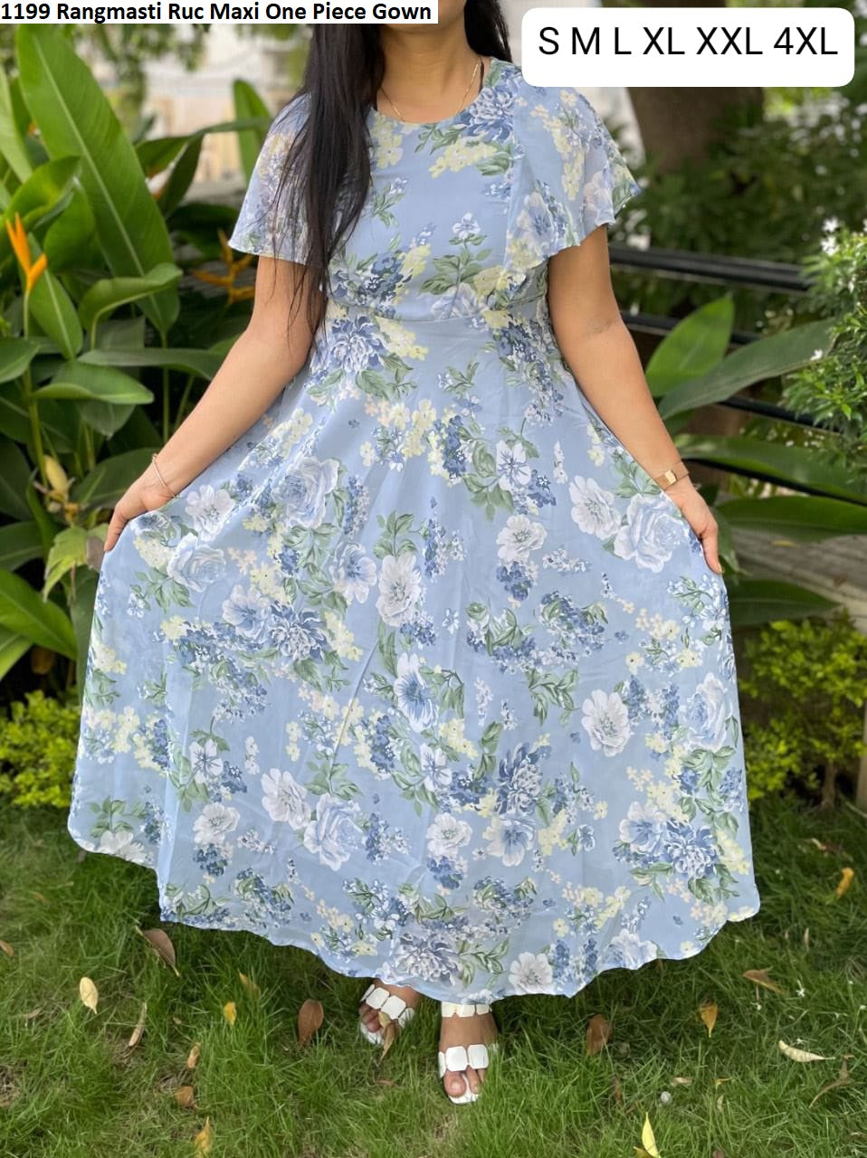 1199 Rangmasti Ruc Maxi One Piece Gown