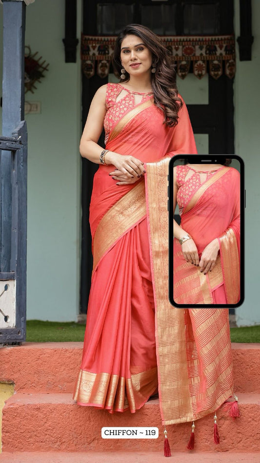119 Almaari Chiffon Sarees