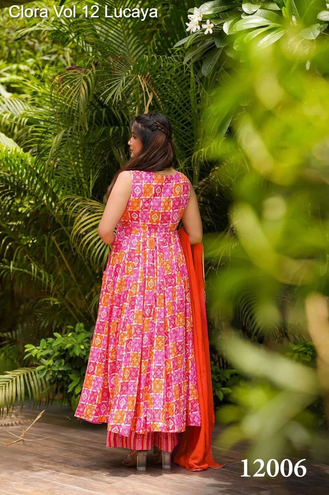 12006 Clora Vol 12 Lucaya Muslin Readymade Suits