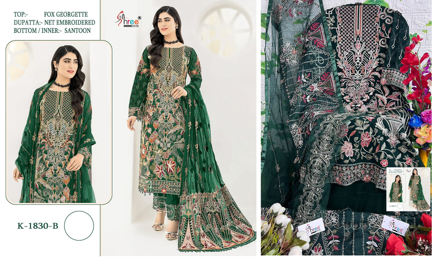 1830B Shree Fabs Pakistani Salwar Suits