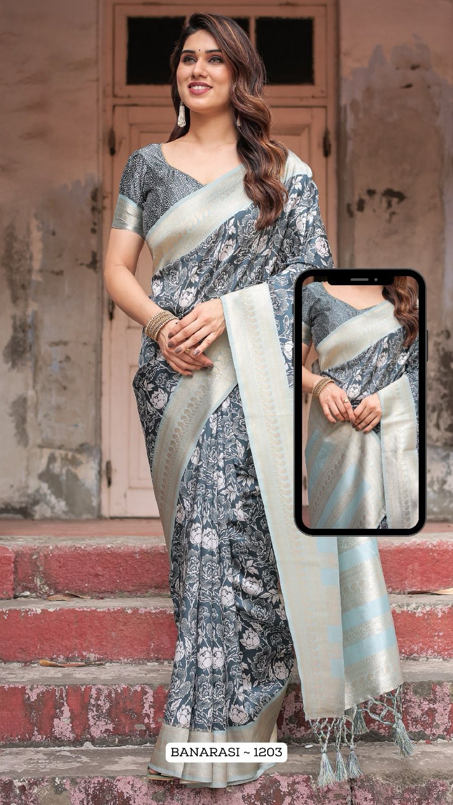 1203 Nx Almaari Banarasi Silk Sarees