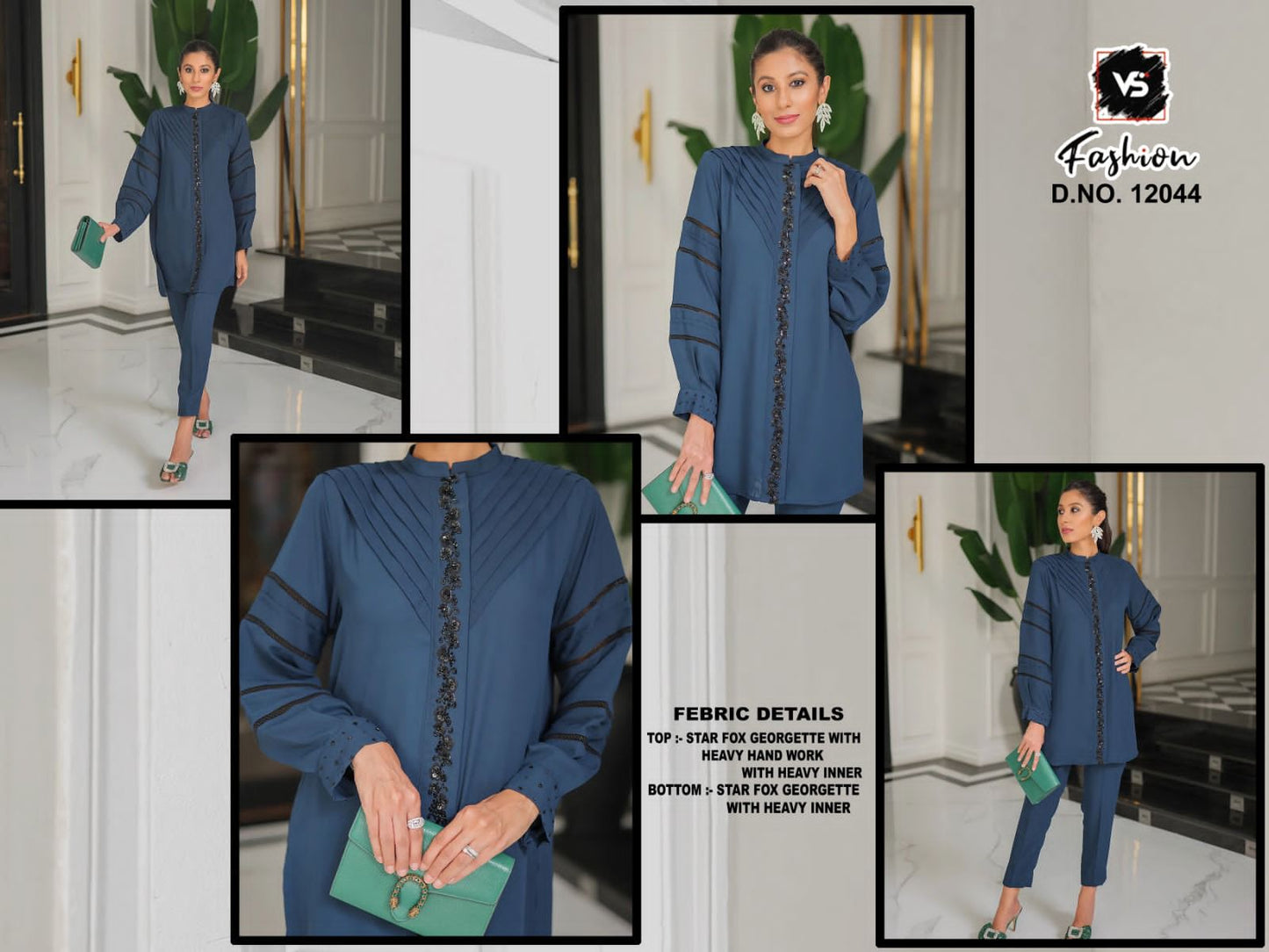 12044 Vs Fashion Handwork Co Ord Set