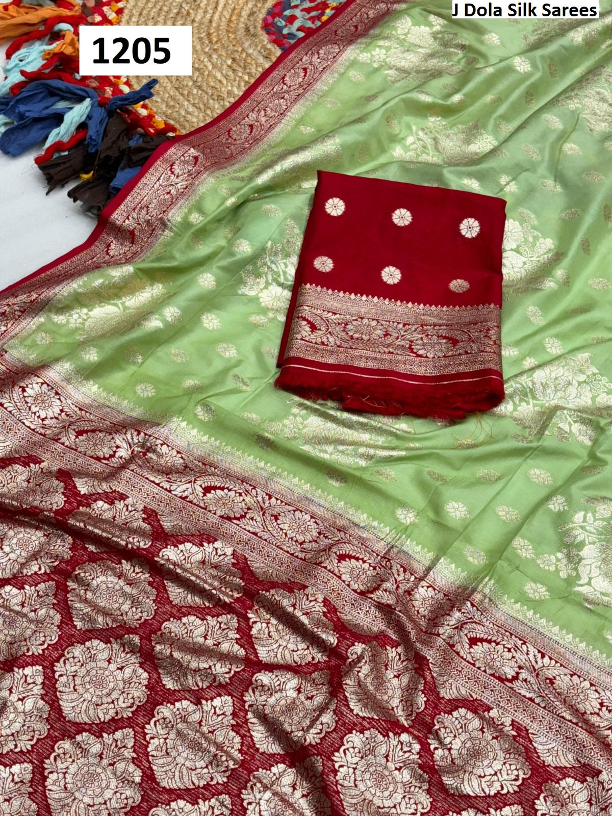 1205 J Dola Silk Sarees