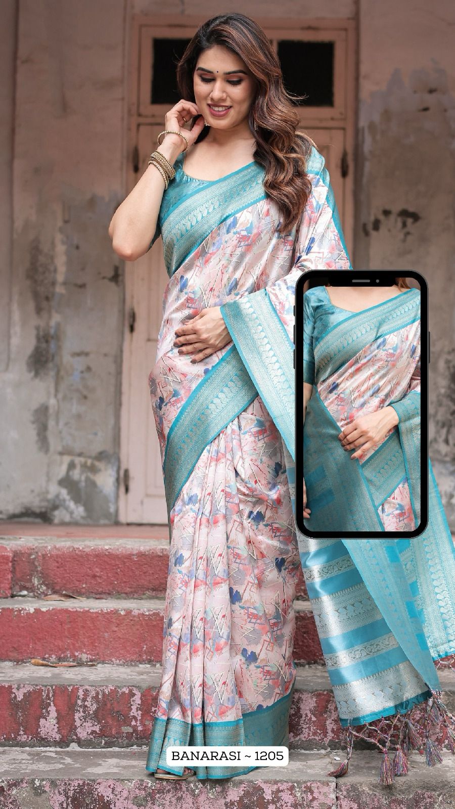 1205 Nx Almaari Banarasi Silk Sarees