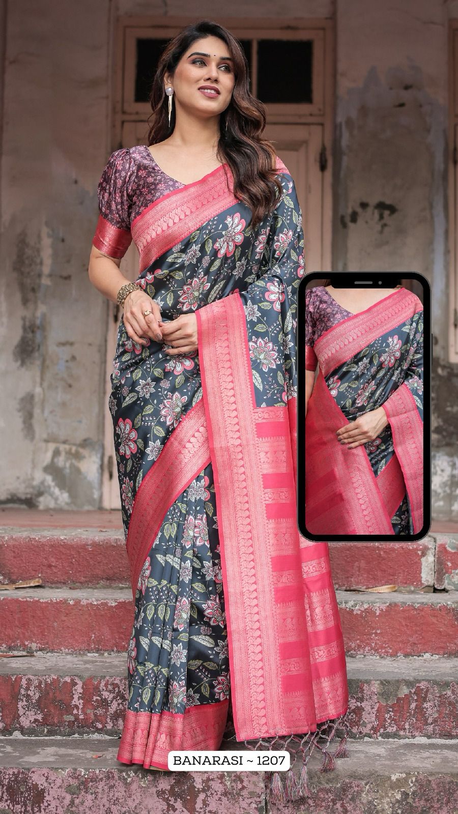1207 Nx Almaari Banarasi Silk Sarees