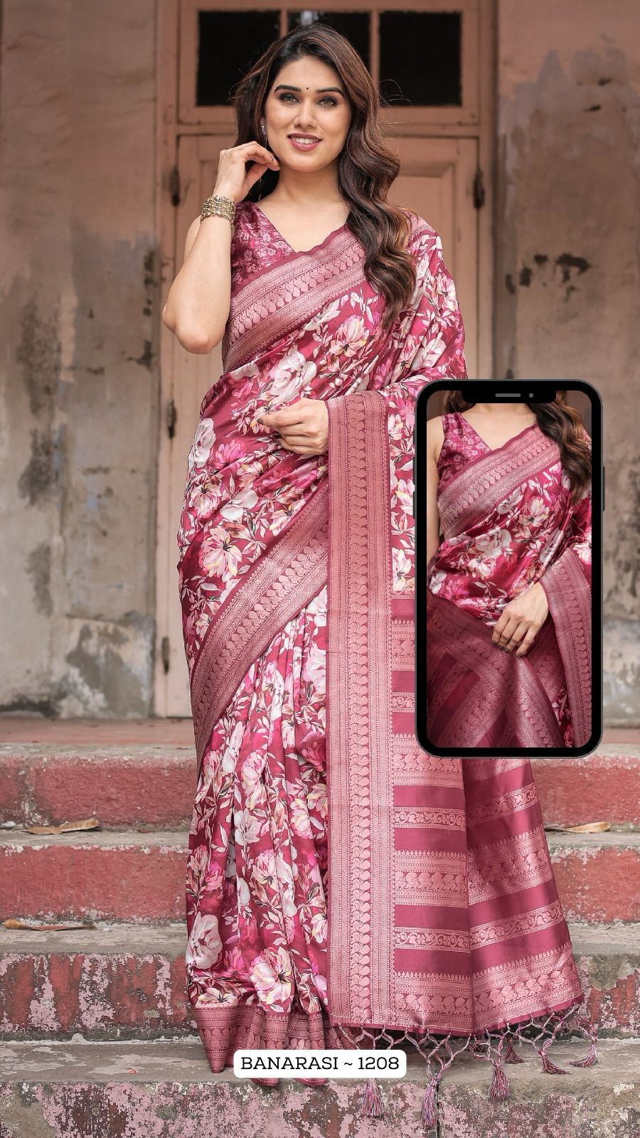 1208 Nx Almaari Banarasi Silk Sarees