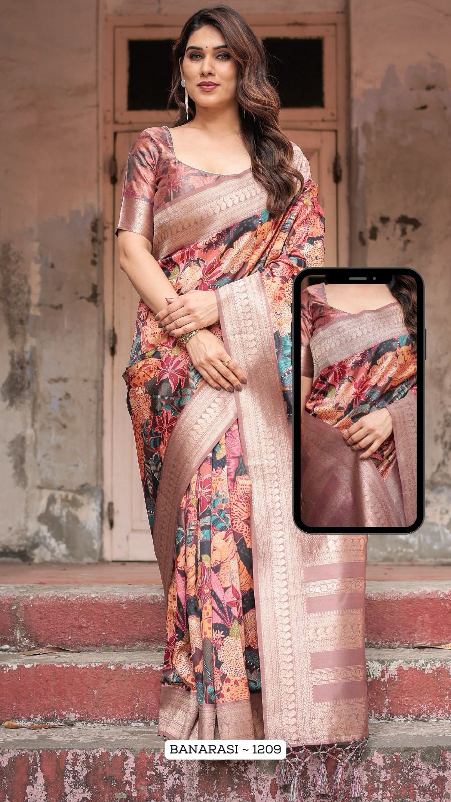 1209 Nx Almaari Banarasi Silk Sarees
