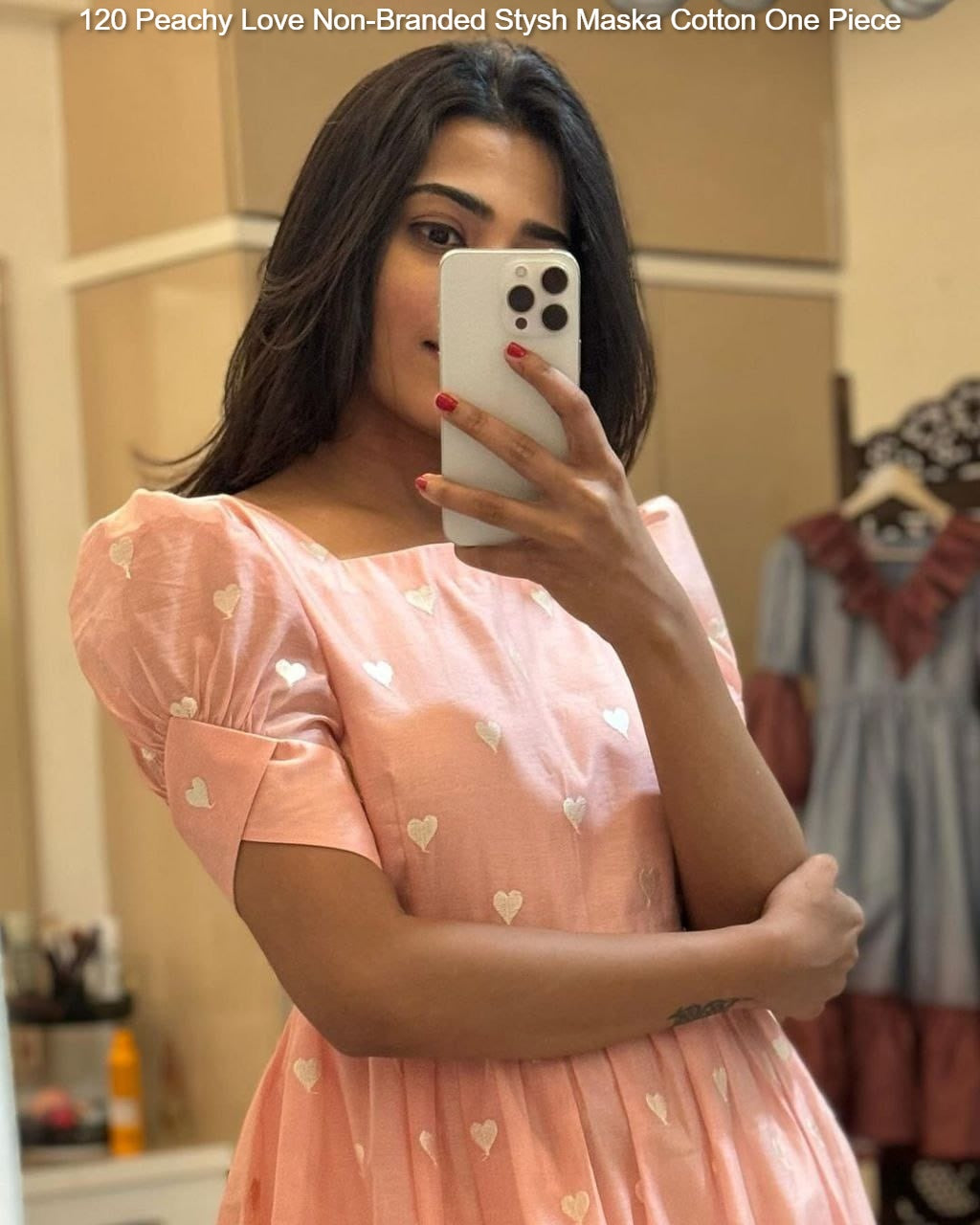 120 Peachy Love Non-Branded Stysh Maska Cotton One Piece