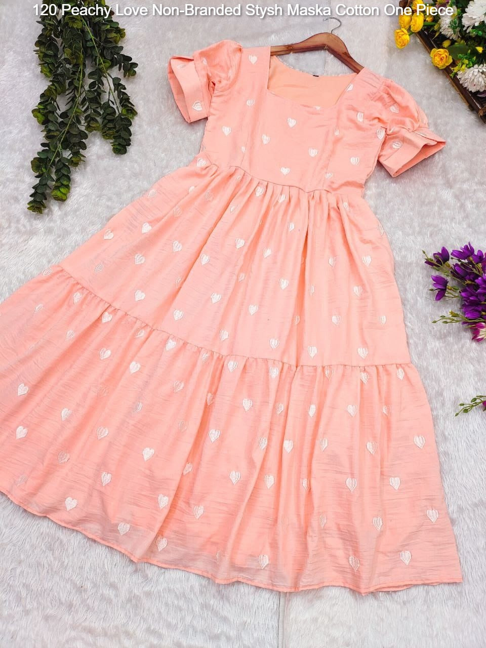 120 Peachy Love Non-Branded Stysh Maska Cotton One Piece